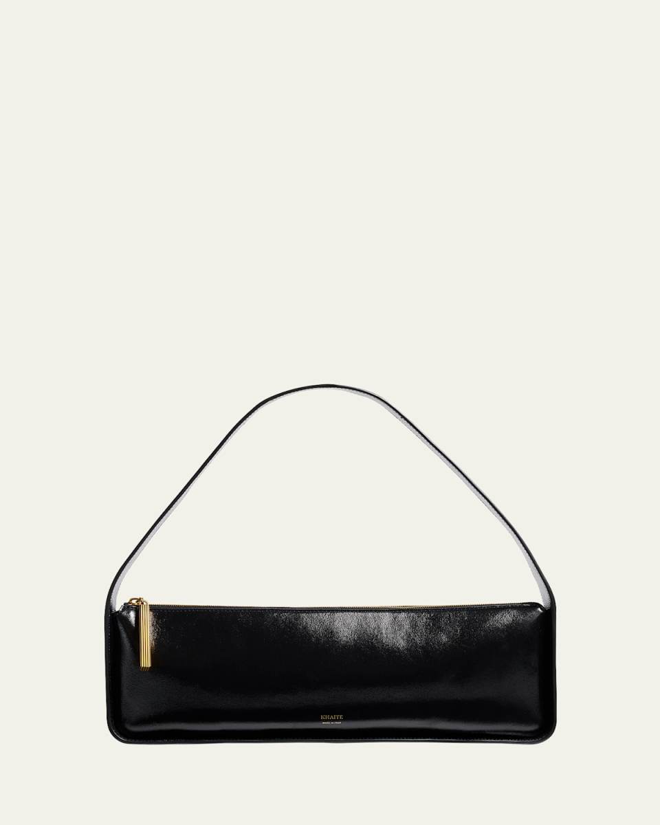 Lori Crackle Patent Leather Shoulder Bag
